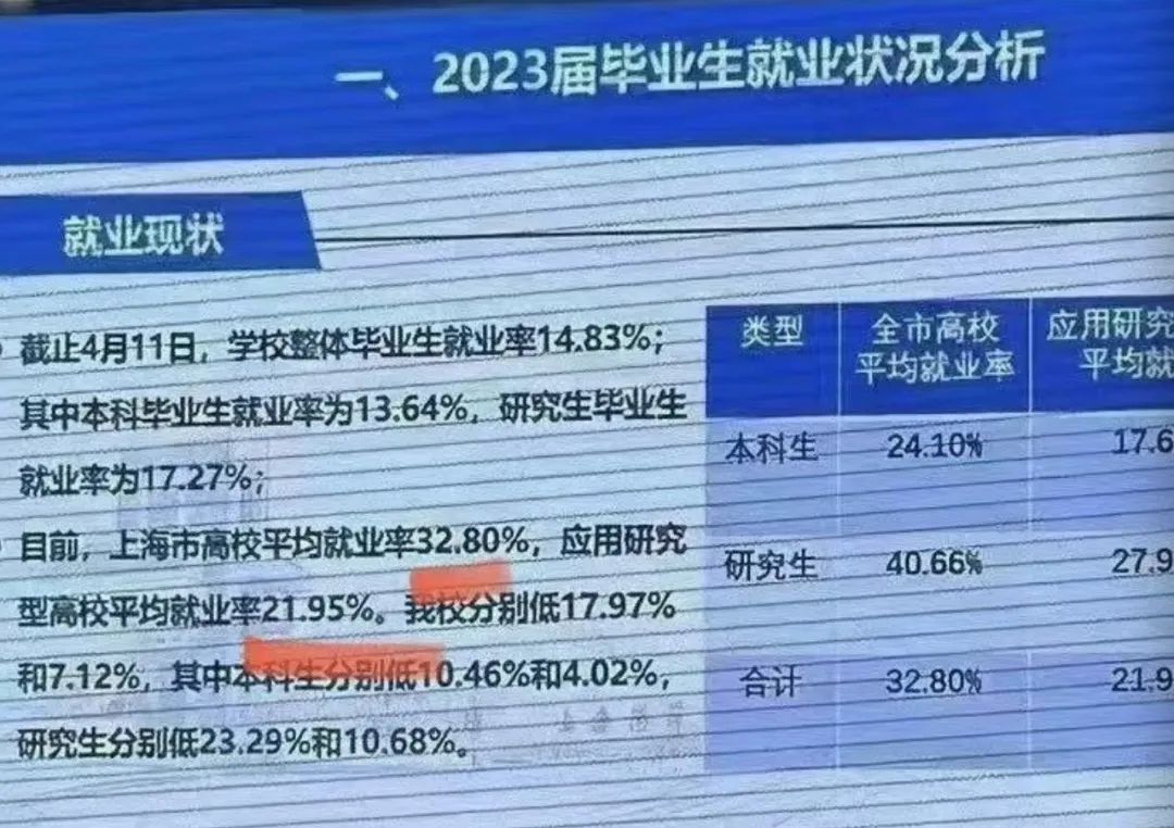 上海高校本科就业率仅2成？多少学生去留学？